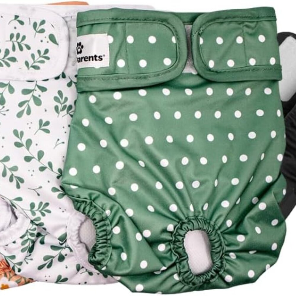 Pet Parents® Washable Dog Diapers (3pack) + Extendrs®